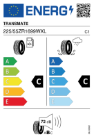 EU-label voor TRANSMATE TOURING H7