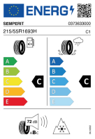 EU-label voor SEMPERIT SPEED-GRIP 5