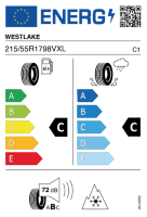 EU-label voor WESTLAKE Z-507 ZUPERSNOW