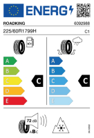 EU-label voor ROADKING S210 ICE PLUS