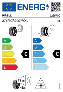 PIRELLI W240SZ  275/30 R20 97 T