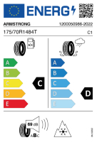 EU-label voor ARMSTRONG SKI-TRAC PC