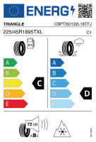 EU-label voor TRIANGLE TI-501 ICELYNX