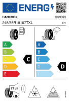 EU-label voor HANKOOK RW10 i*cept X