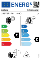 EU-label voor RADAR RENEGADE A/T 5