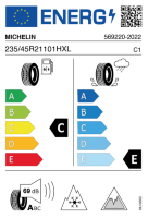 EU-label voor MICHELIN X-ICE SNOW