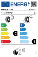 EU-label voor DOUBLE COIN DCO-MAX