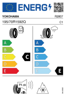 EU-label voor YOKOHAMA IG60 ICE GUARD