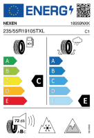 EU-label voor NEXEN WINGUARD ICE 3