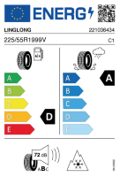 EU-label voor LINGLONG SPORT MASTER WINTER