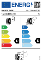 EU-label voor WANDA TYRE WR080