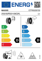 EU-label voor MAXXIS SS-01 PRESA SUV 