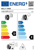 EU-label voor KELLY TIRES WINTER ST2