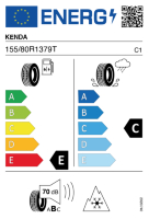 EU-label voor KENDA KR202 KENETICA 4S
