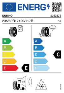 KUMHO AT52  235/80 R17 120 R