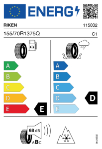 RIKEN SNOWT.  155/70 R13 75 Q