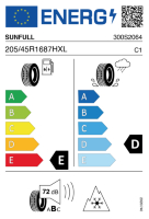 EU-label voor SUNFULL SF-982