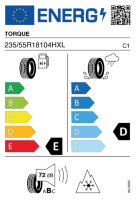 EU-label voor TORQUE TQ022 (PKW)