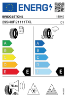 EU-label voor BRIDGESTONE BLIZZAK DM-V3